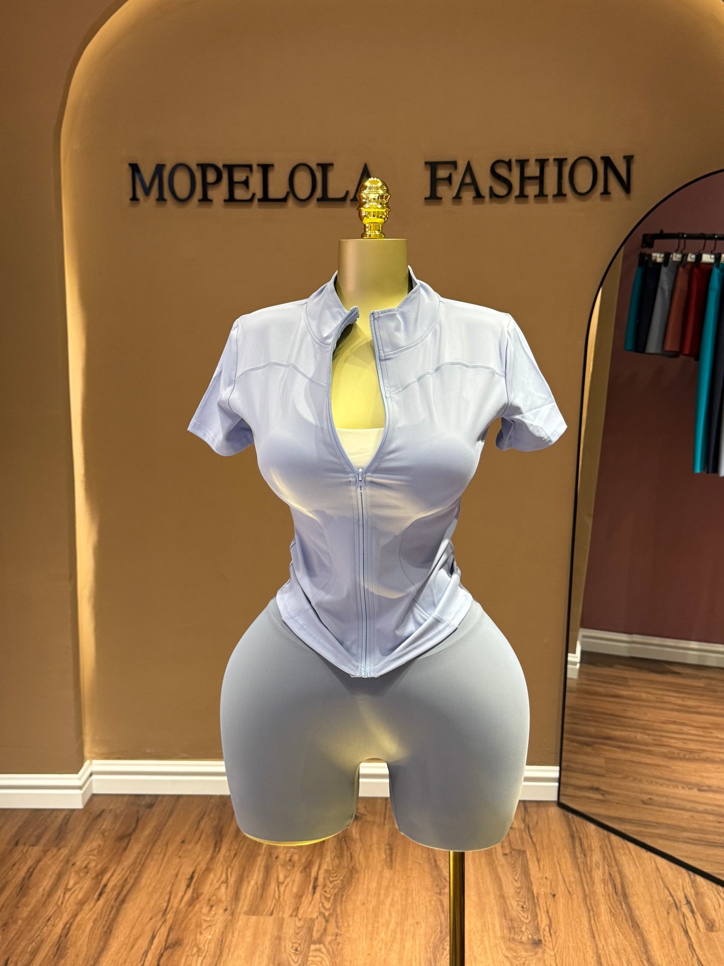 Shortsleeve light blue set