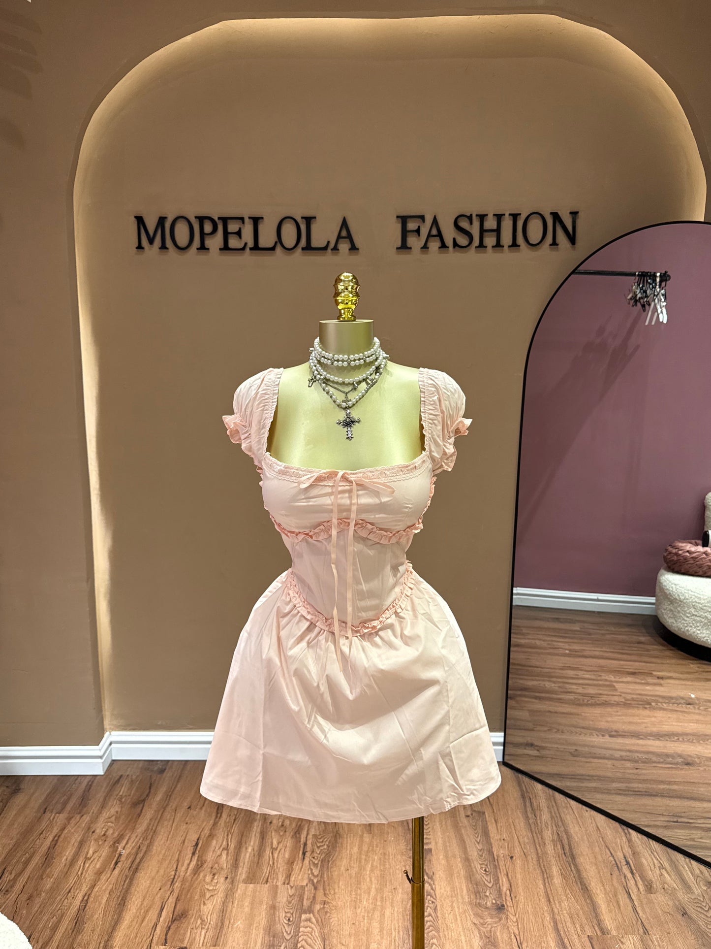 Chic corset sundress