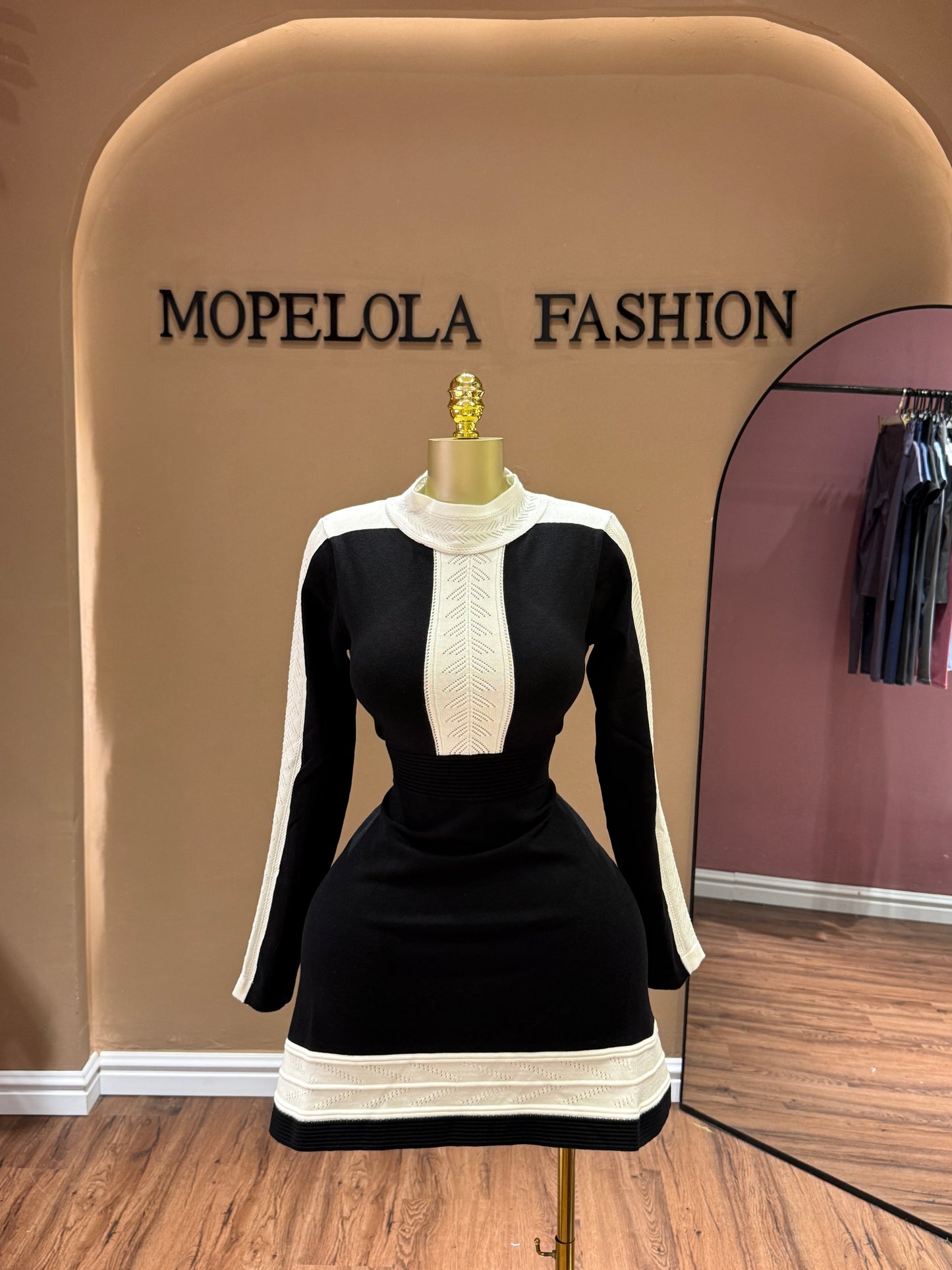 Simple knitted dress