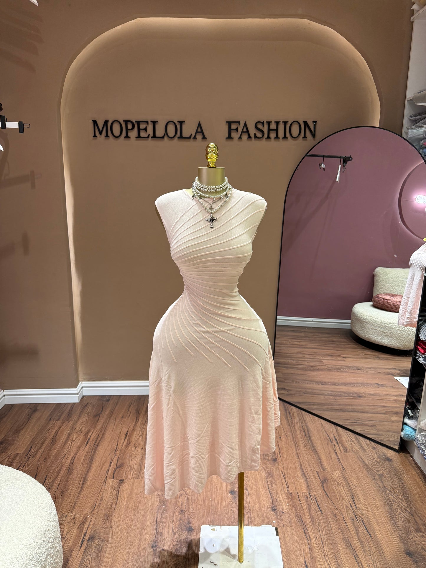 Luxe knitted dress