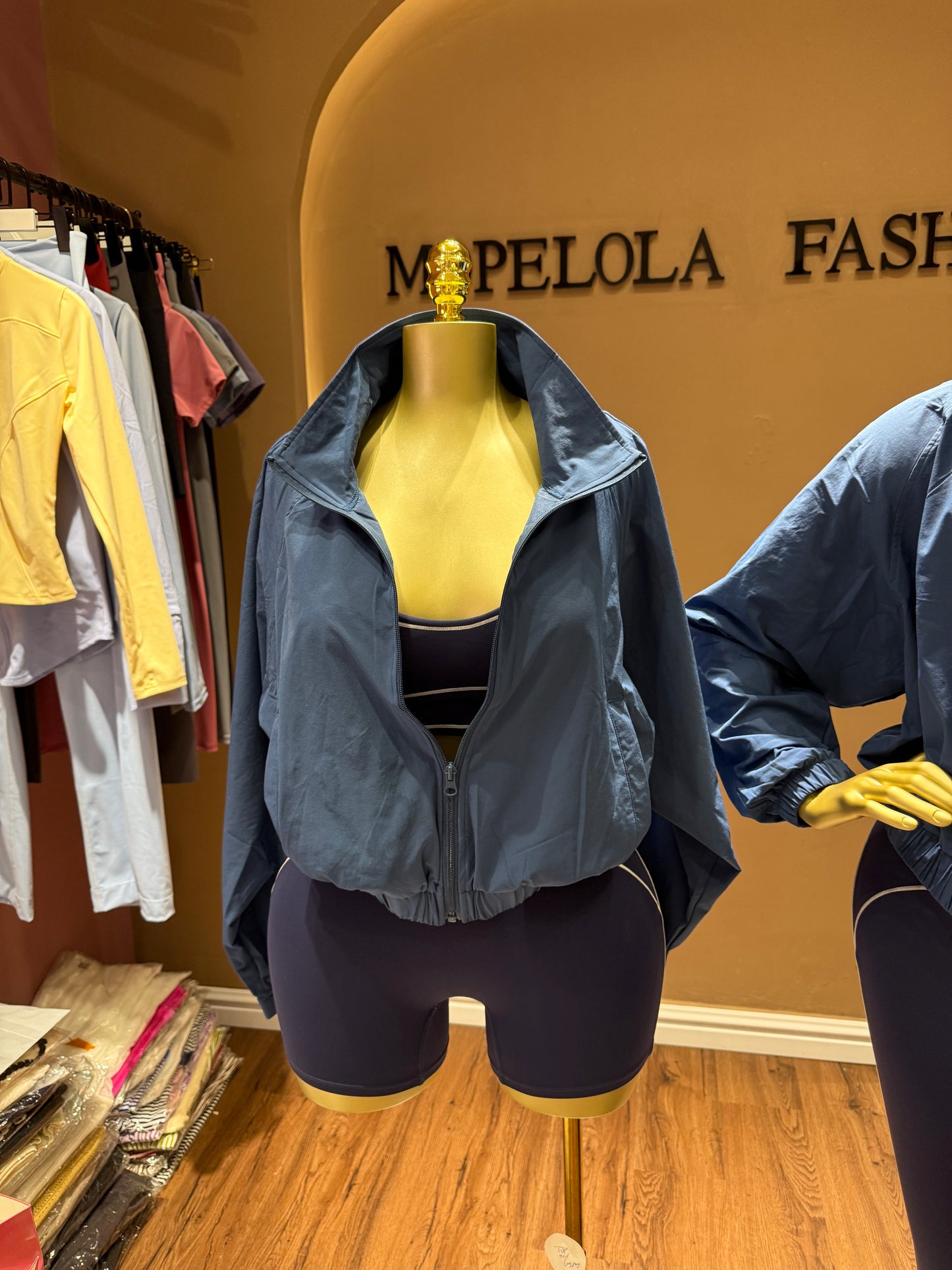 Blue Spicy luxe set and jacket