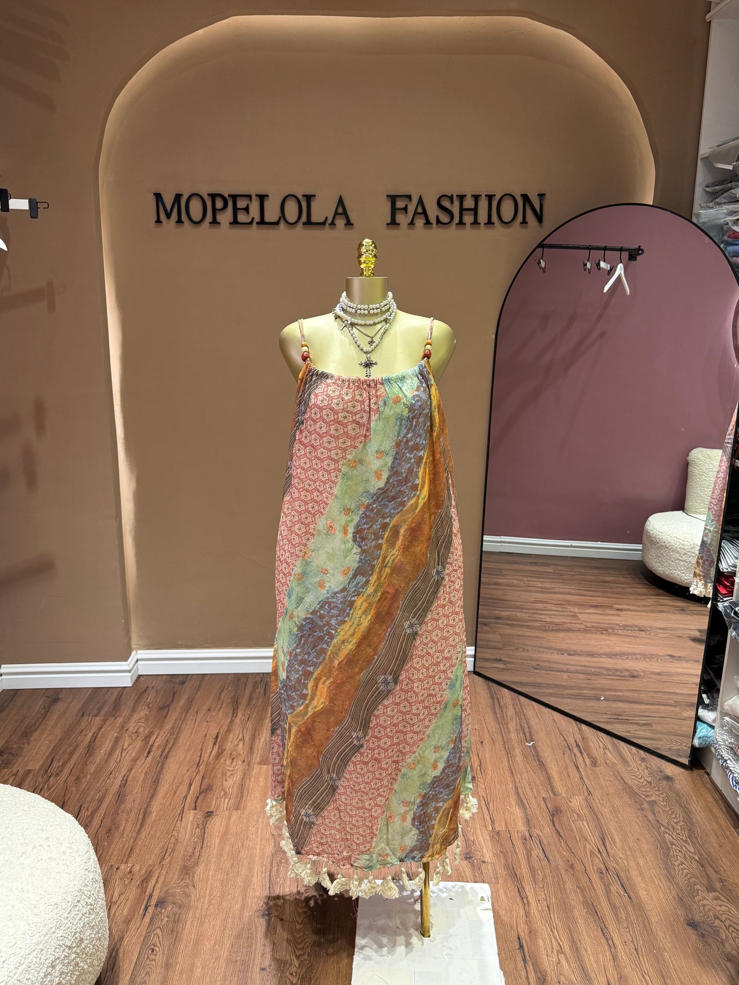 Luxe strap dress