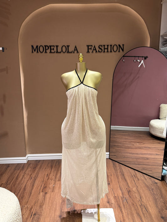 Luxe alterneck dress