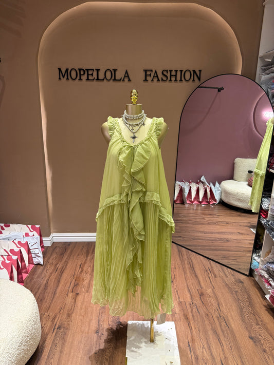 Luxe green dress