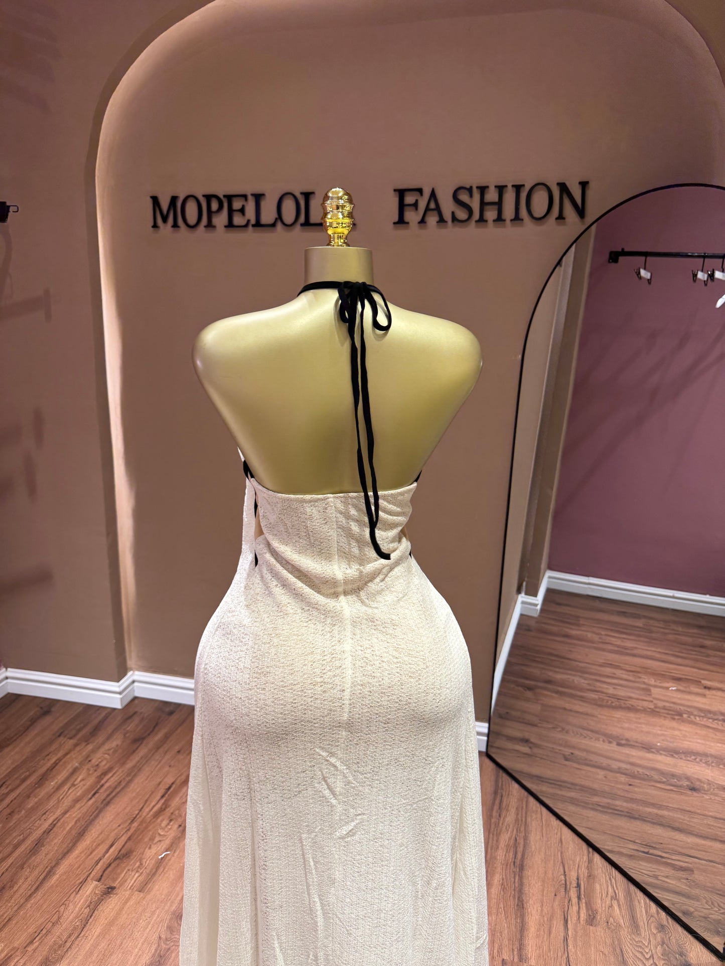 Luxe alterneck dress