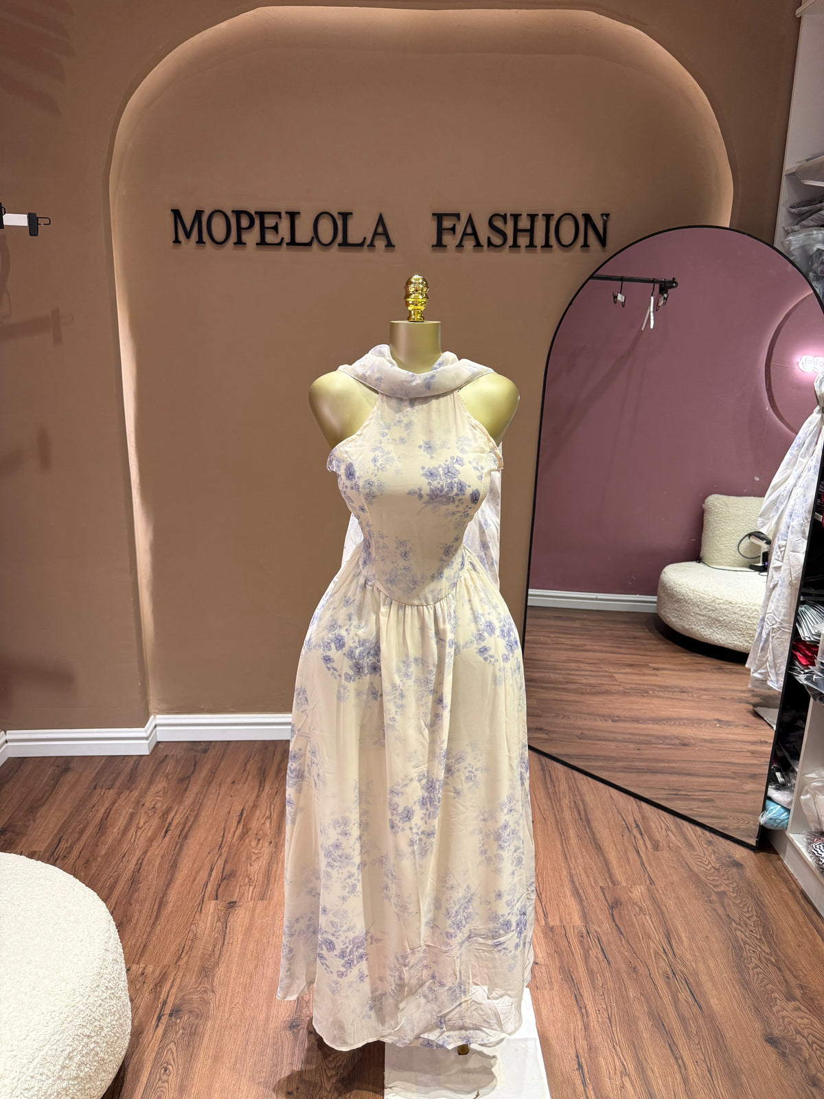 Luxe floral dress
