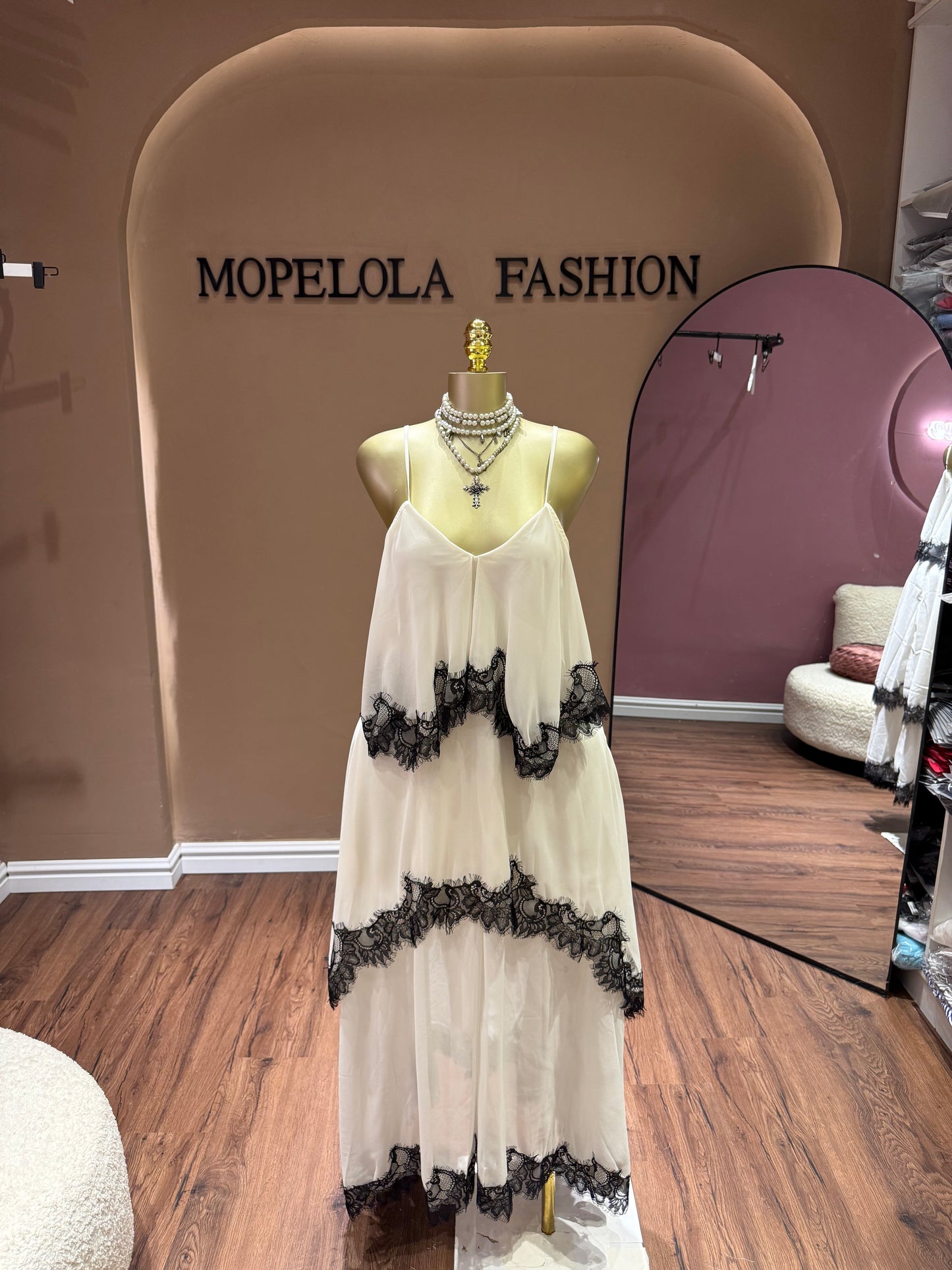 Luxe layered dress