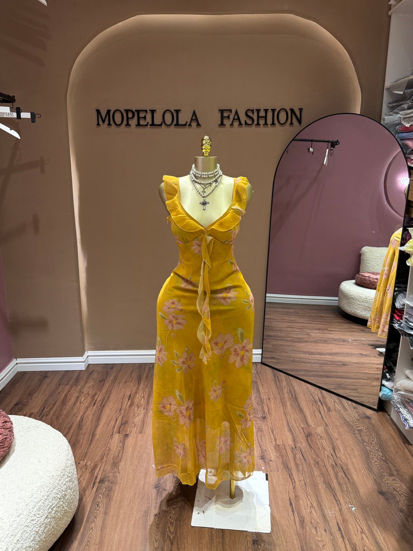 Luxe vibrant dress