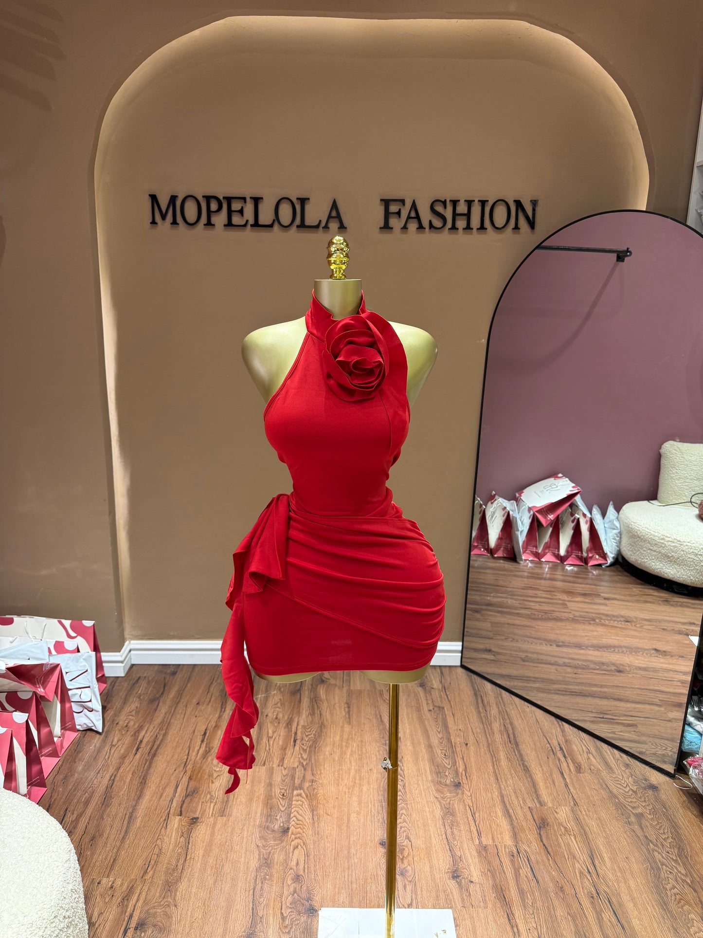Chic bow dress