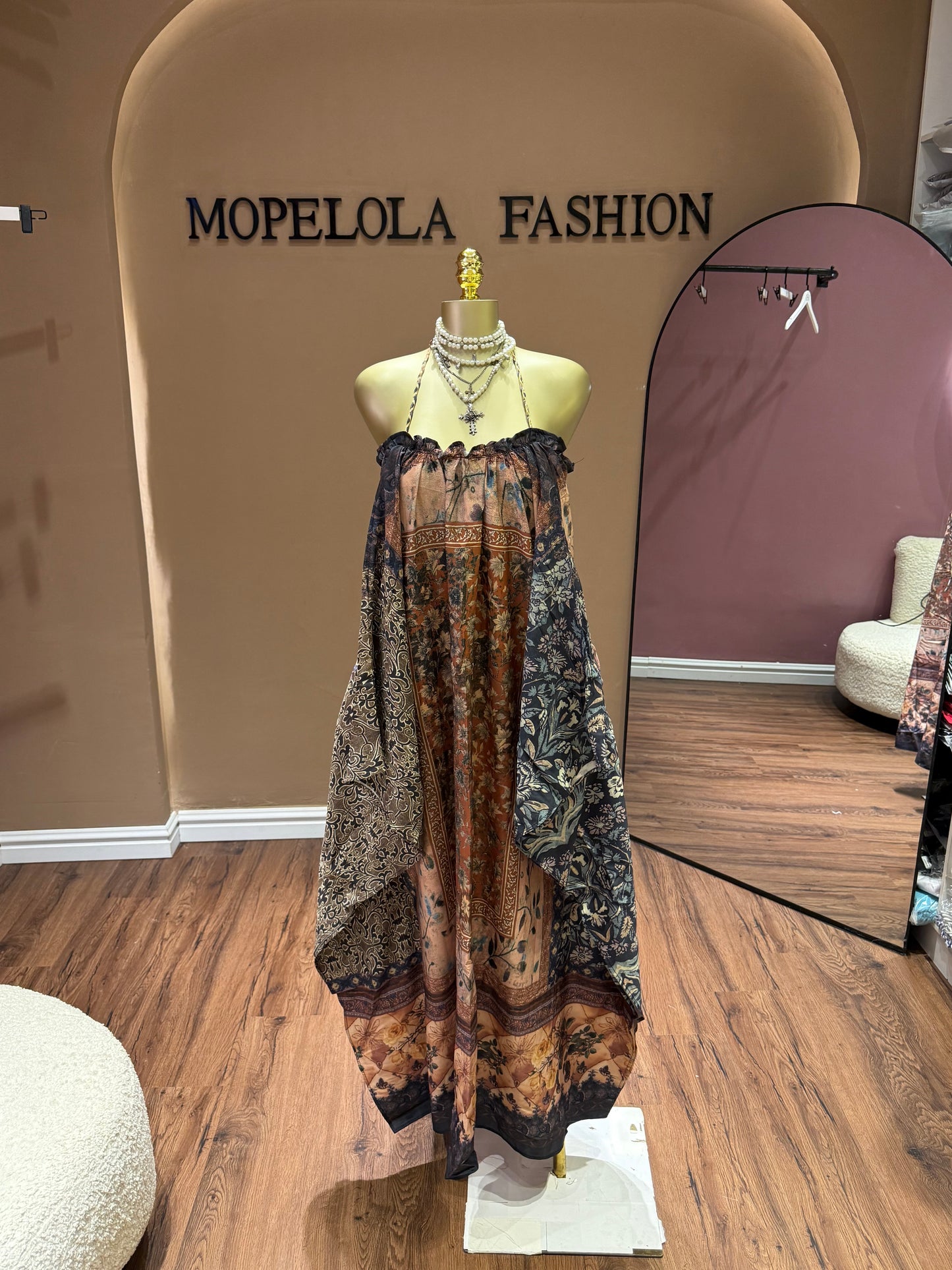 Luxe 2-way bubu dress