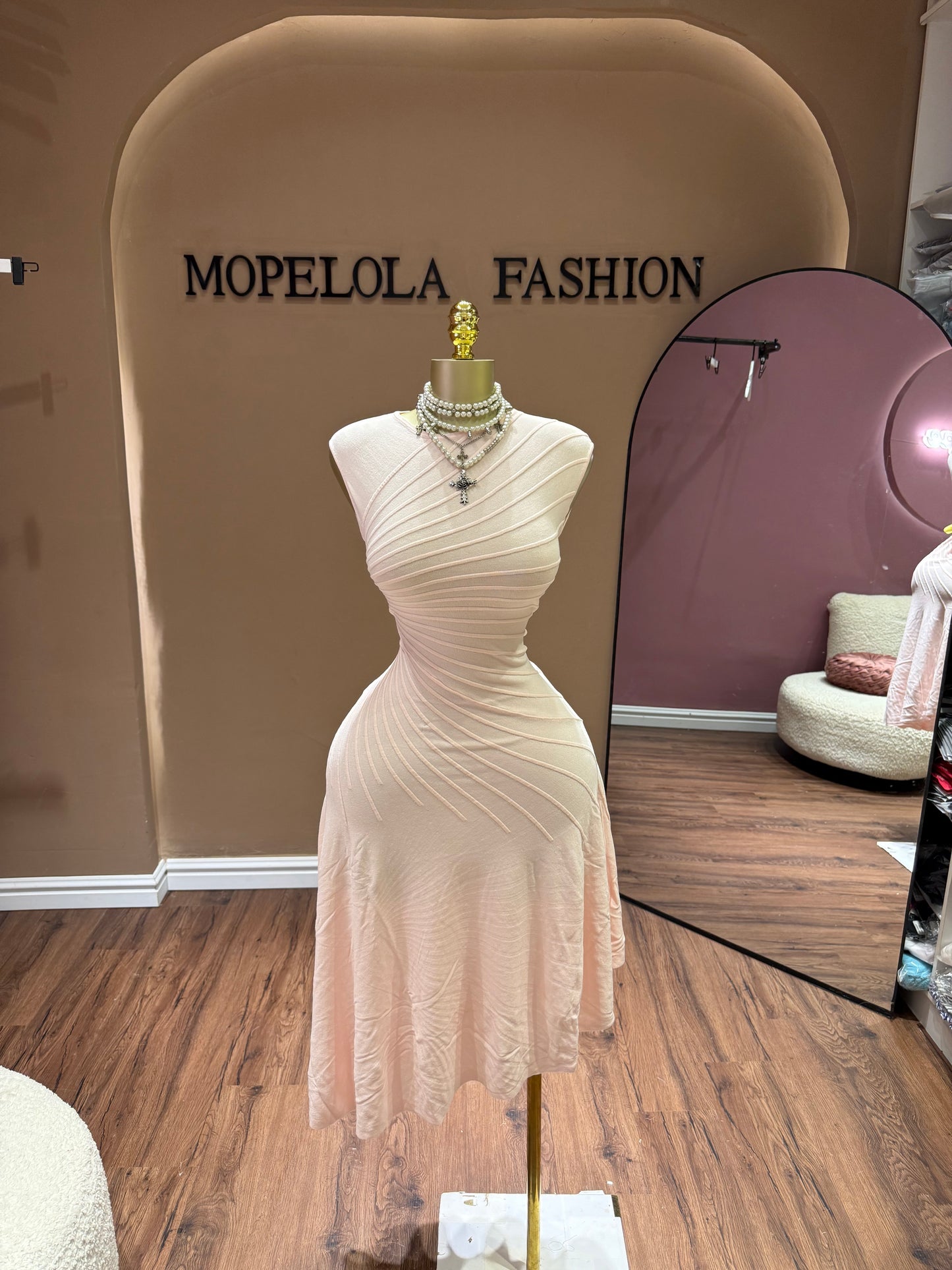 Luxe knitted dress
