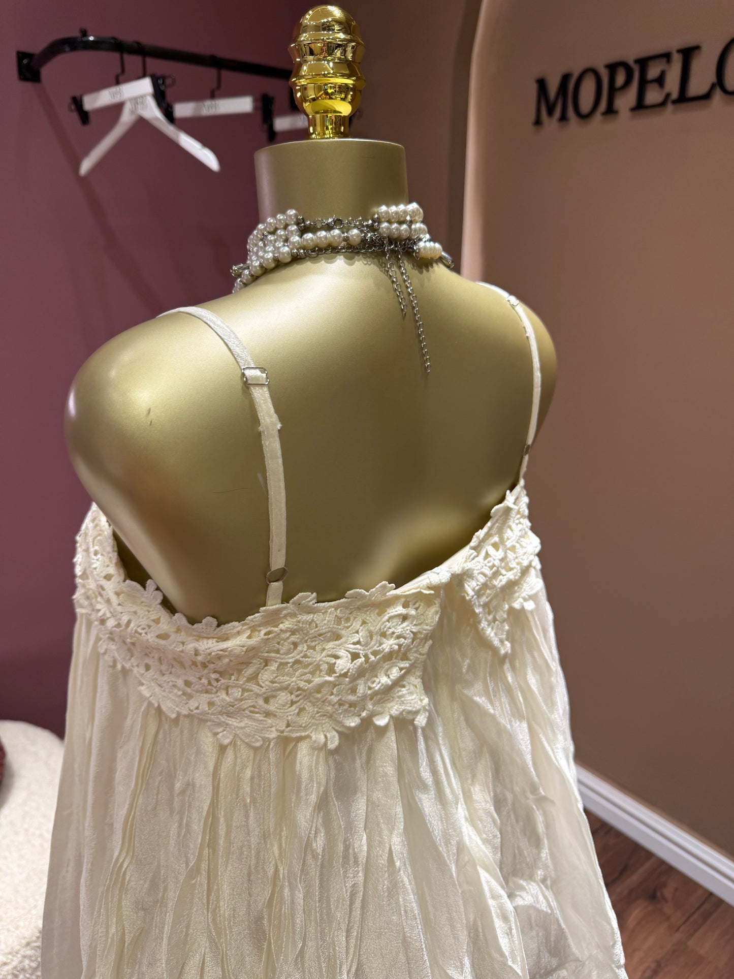 Luxe metallic dress