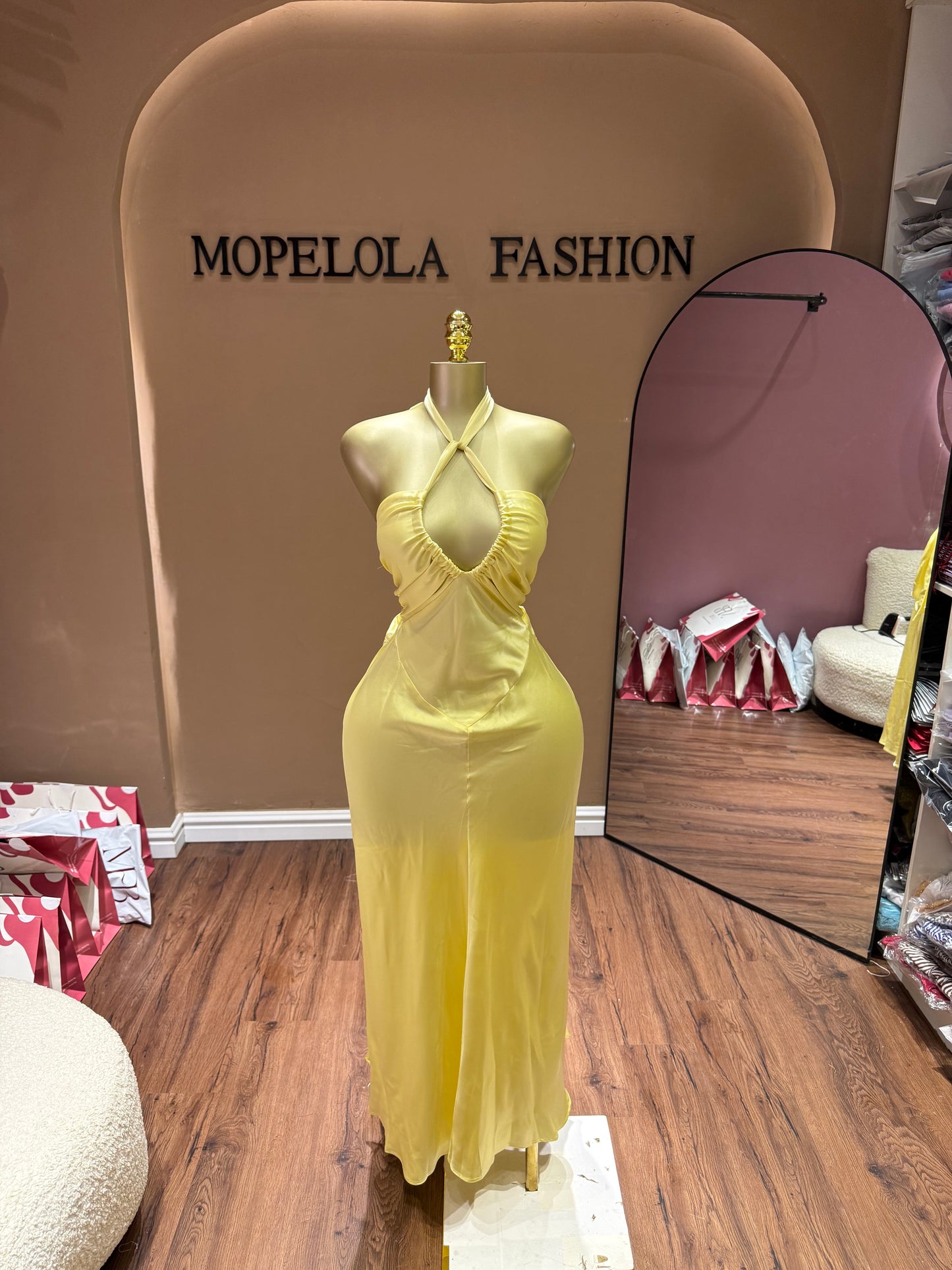 Luxe drama dress
