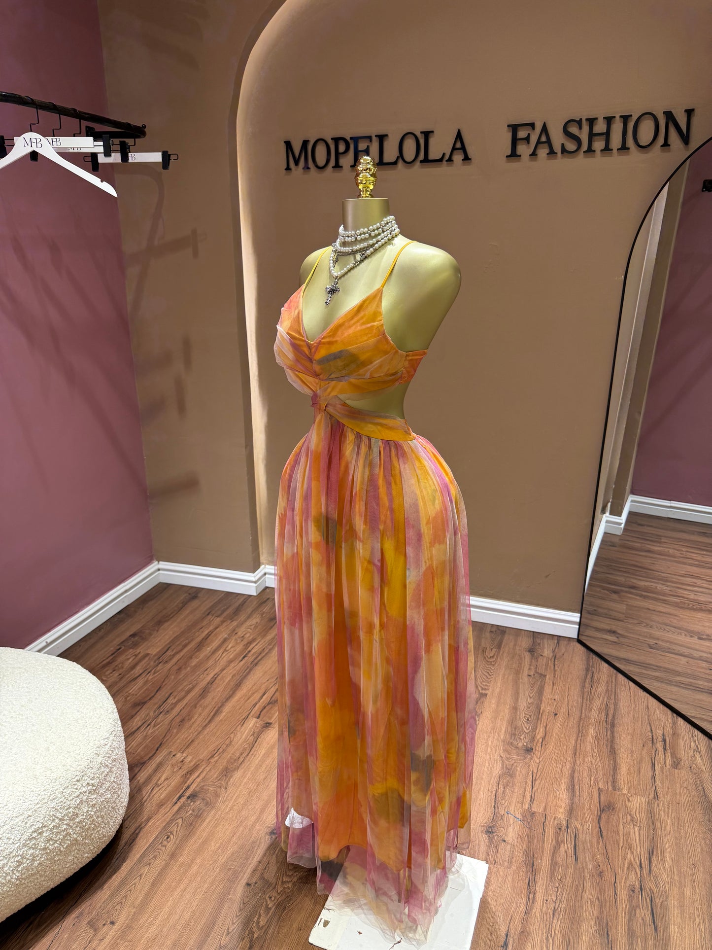 Luxe vibrant dress
