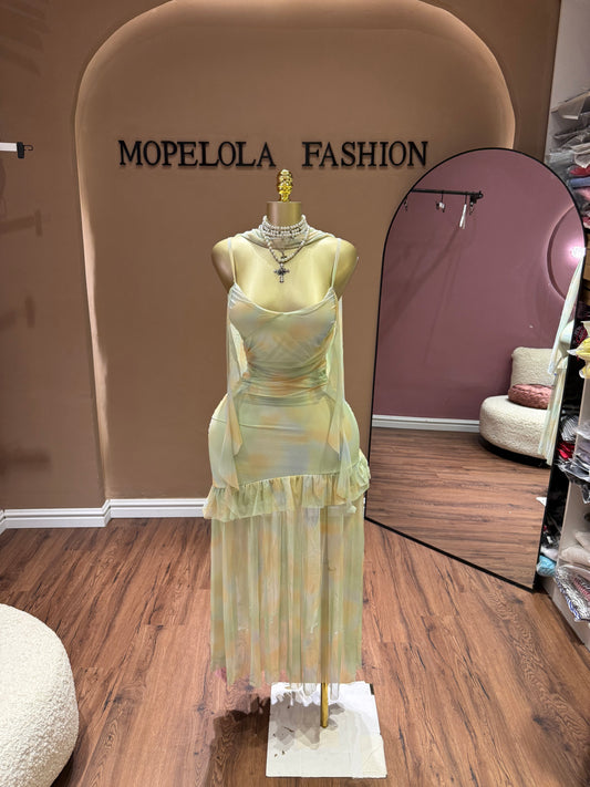 Luxe vibrant dress
