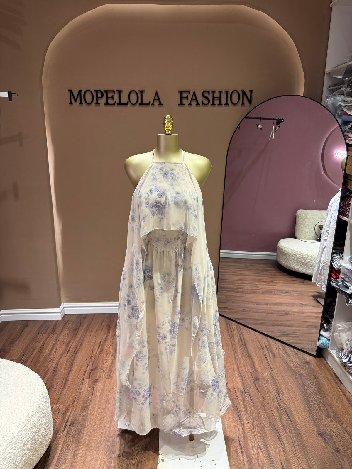 Luxe floral dress