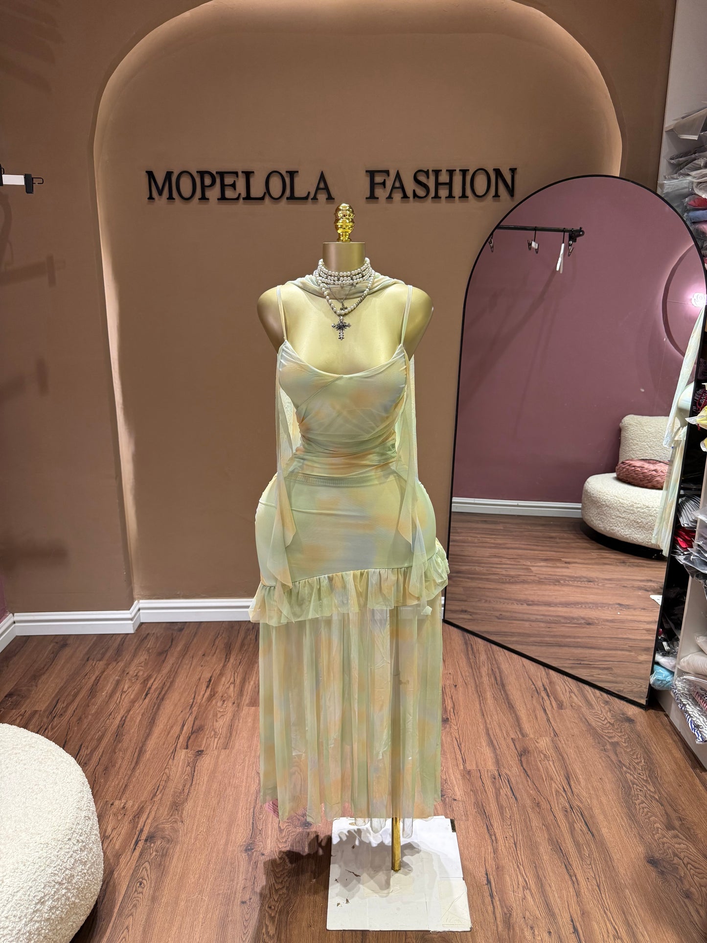 Luxe vibrant dress