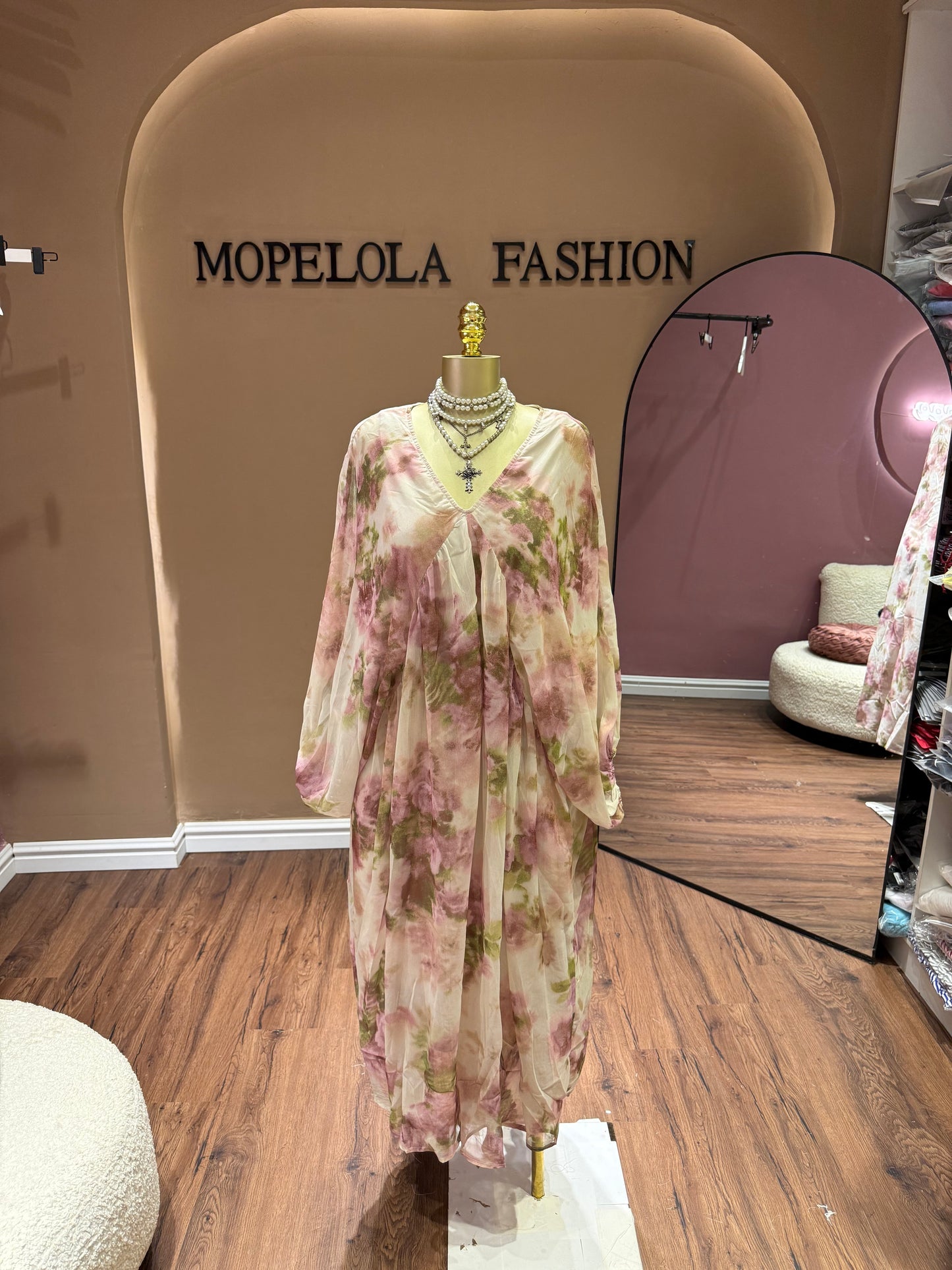 Luxe chiffon dress