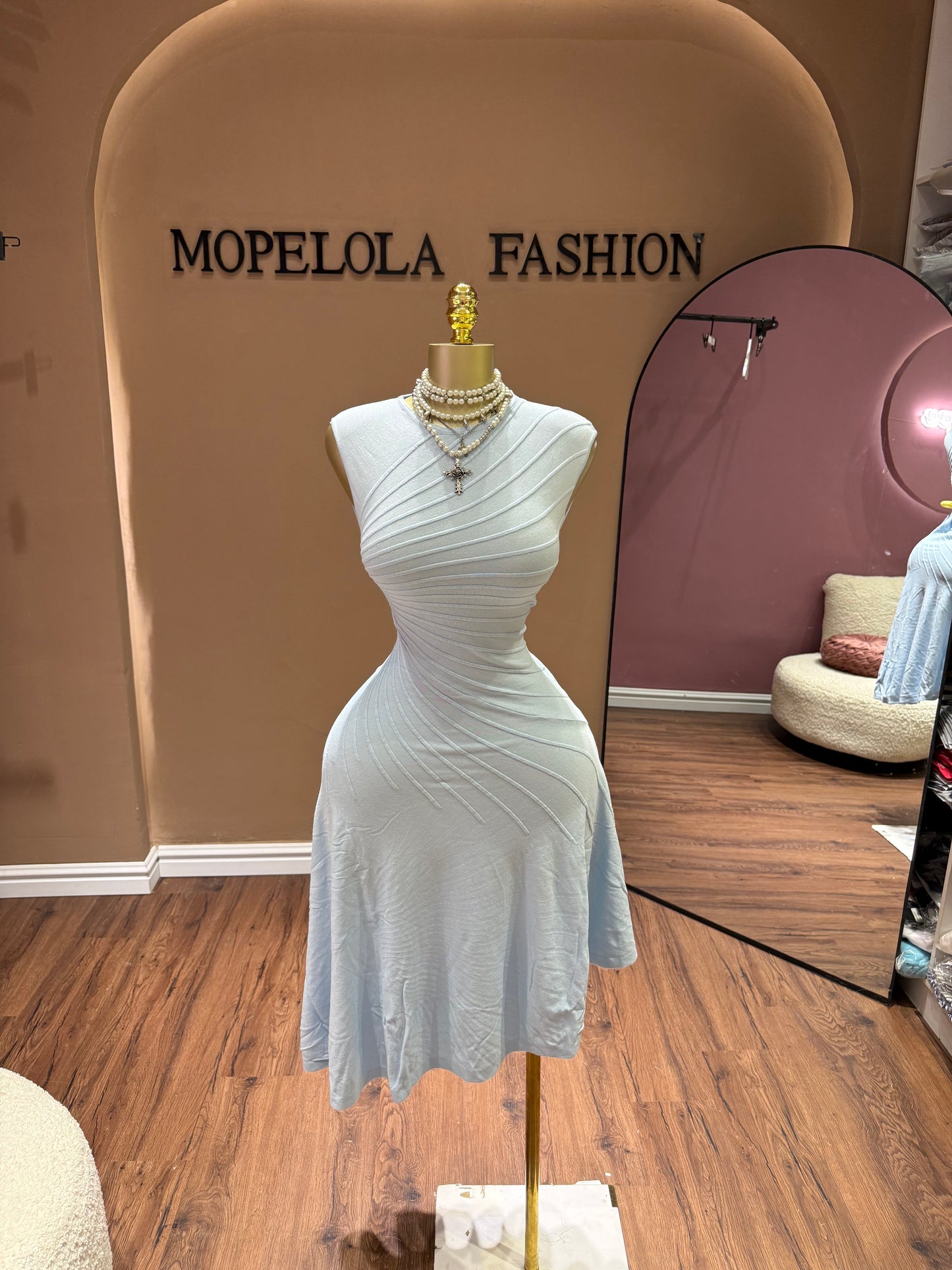 Luxe knitted dress