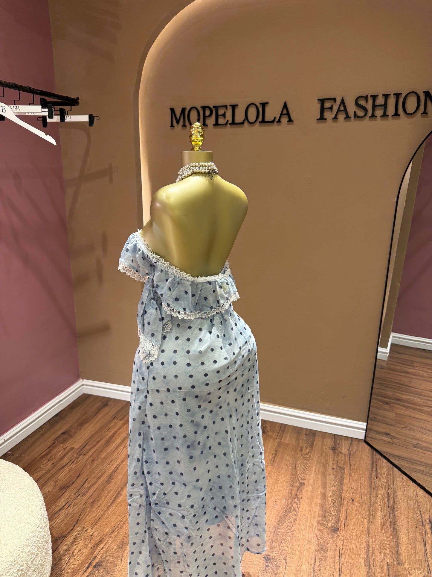 Luxe dot dress