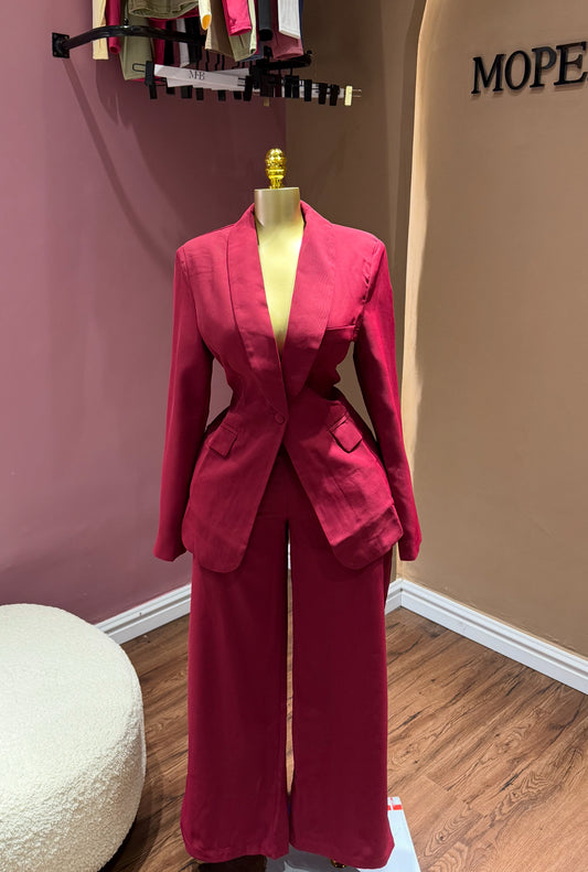 Luxe Cherry Suit