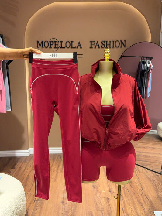 Spicy luxe set and jacket