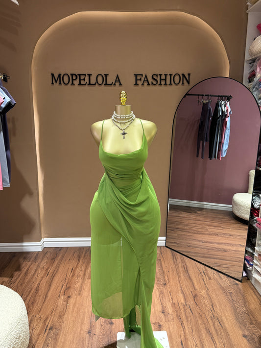 Chic green dress