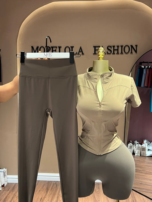 Shortsleeve Brown set